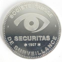M&eacute;daille Soci&eacute;t&eacute; Suisse de surveillance Securitas 1907