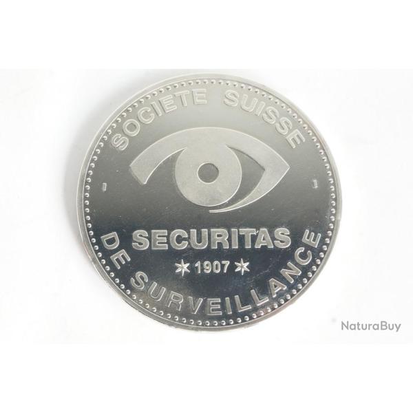 M�daille Soci�t� Suisse de surveillance Securitas 1907