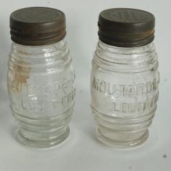 Pots &agrave; moutarde verre Moutarde Diaphane Louit fr&egrave;res & Co