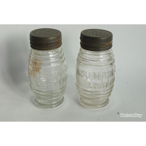Pots � moutarde verre Moutarde Diaphane Louit fr�res & Co