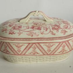 SARREGUEMINES Boite porte-savon fa&iuml;ence Oriental