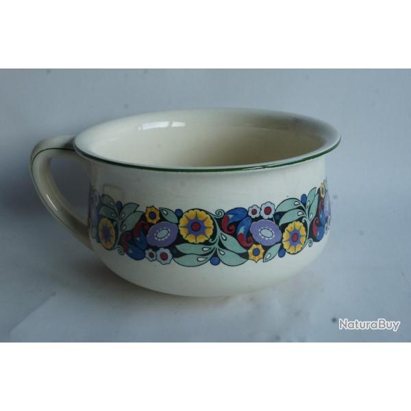 Pot de chambre fa�ence Villeroy & Boch 1510 Fleurs Art D�co