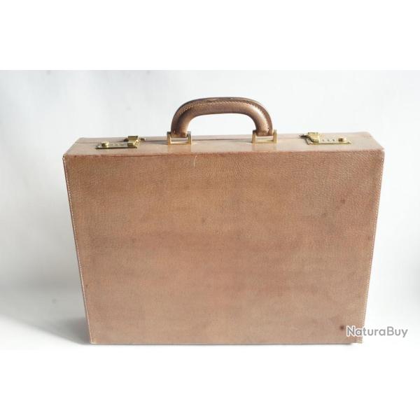 GUCCI Mallette Porte documents cuir marron