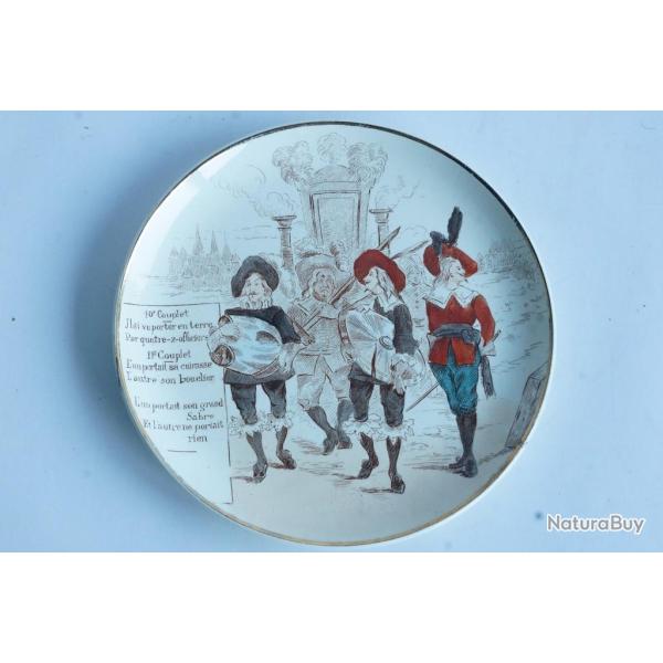 Assiette Creil & Montereau Malbrough s'en va-t-en guerre 10