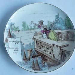 Assiette Creil & Montereau Malbrough s'en va-t-en guerre 5