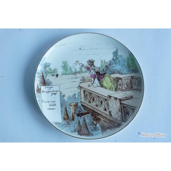 Assiette Creil & Montereau Malbrough s'en va-t-en guerre 5