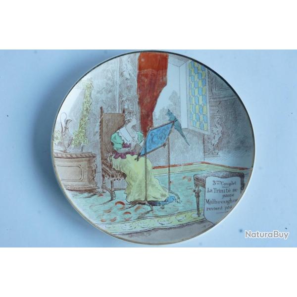 Assiette Creil & Montereau Malbrough s'en va-t-en guerre 3