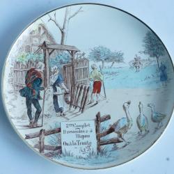 Assiette Creil & Montereau Malbrough s'en va-t-en guerre 2