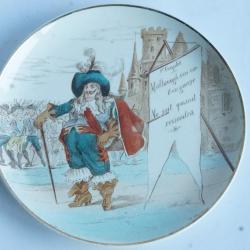 Assiette Creil & Montereau Malbrough s'en va-t-en guerre 1