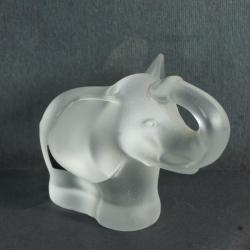 SEVRES &Eacute;l&eacute;phant cristal d&eacute;poli