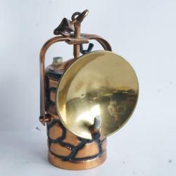 Lampe de mineur Faser Pologne 1970 Charbon