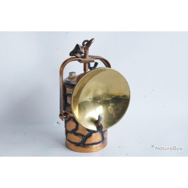 Lampe de mineur Faser Pologne 1970 Charbon