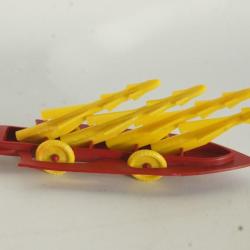 Jouet vintage Vaisseau spatial porte missiles Galaxia 1999 Morelia