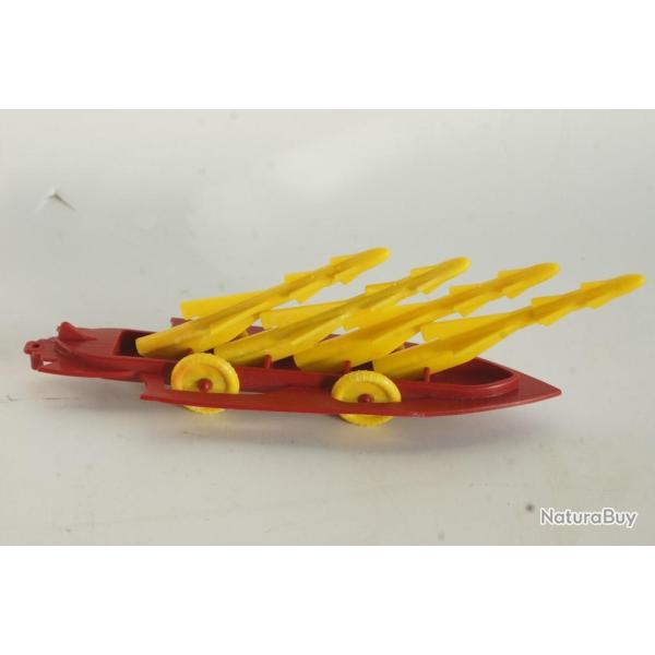 Jouet vintage Vaisseau spatial porte missiles Galaxia 1999 Morelia
