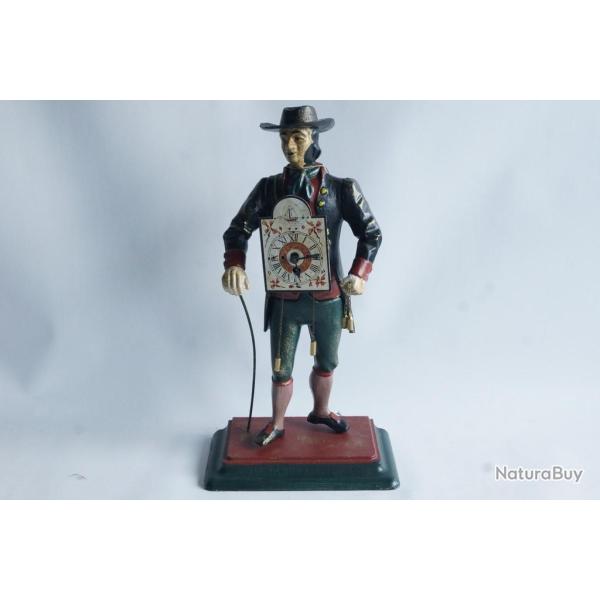 Pendulette figurative Homme horloge For�t-Noire Allemagne