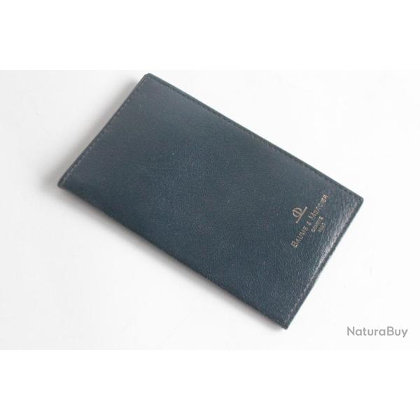 BAUME & MERCIER �tui pour cartes Garantie montre