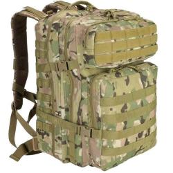 Sac &agrave; Dos 45L Tactique Militaire Imperm&eacute;able P&ecirc;cheTrekking Alpinisme Chasse Randonn&eacute;e Camouflage