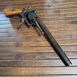 REVOLVER A BROCHE 7 mm CANON LONG 15 cm