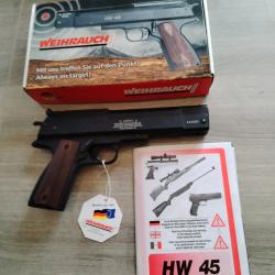 Pistolet &agrave; plombs weihrauch hw45