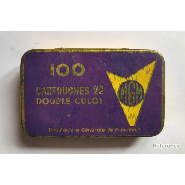 Boite m�tallique  de marque MGM. Vide.