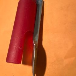 1  support canne pliant  rouge p&ecirc;che silure