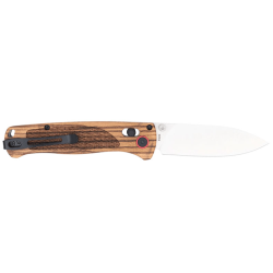CBZWDBLD - Zebrawood Lame 76mm Manche Zebrawood - Couteau de poche pliant