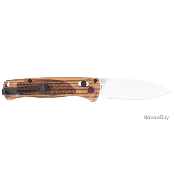 CBZWDBLD - Zebrawood Lame 76mm Manche Zebrawood - Couteau de poche pliant