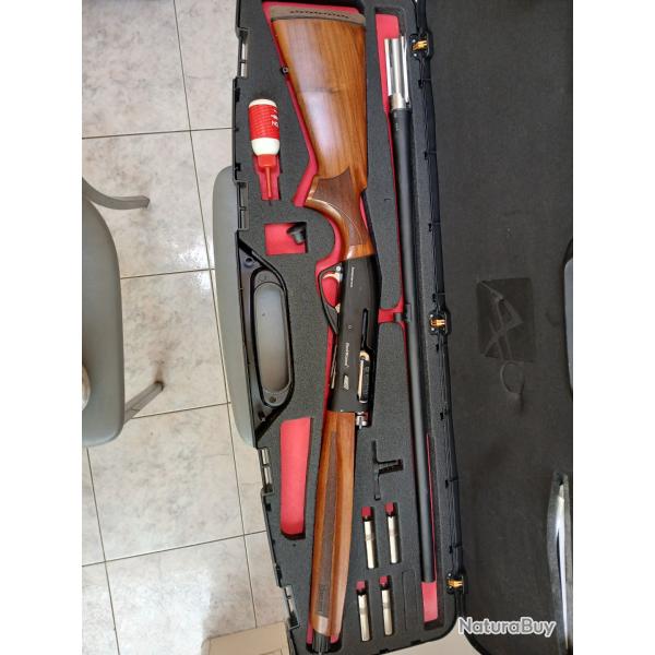 fusil automatique ASELKON RED STONE CANON BRONZAGE MAT CALIBRE 12 EPROUVE BILLES D'ACIERS CHAMBR6 76