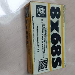 20 Cartouches de chasse RWS 8&times;68S ks 224 grains 14.5gm
