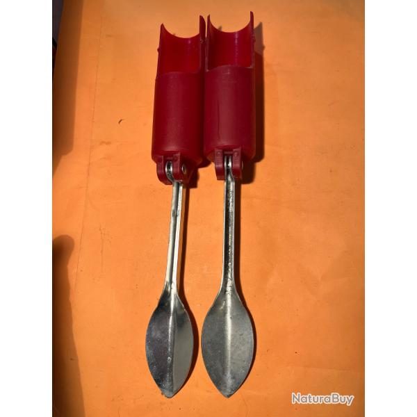 2  support canne pliant  rouge p�che carnassier