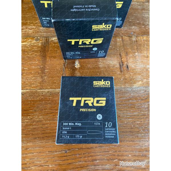 Munitions SAKO TRG Precision 300 Win Mag 175gr