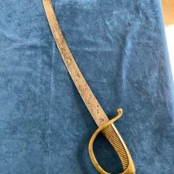 Sabre infanterie dit&nbsp;&raquo;briquet&nbsp;&raquo;