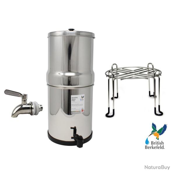 Purificateur d'eau � gravit� certifi� NSF BRITISH BERKEFELD 6L