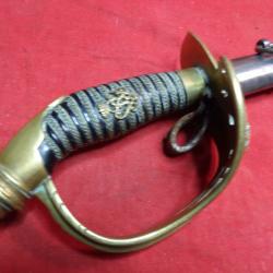 SABRE OFFICIER INFANTERIE PRUSSIEN mod 1889 Guillaume II Prusse Allemagne lame Solingen 14 18 ww1