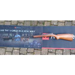 Carabine monocoup 22 lr gaucher avec silencieux &agrave; 1 � sans prix de r&eacute;serve !!!