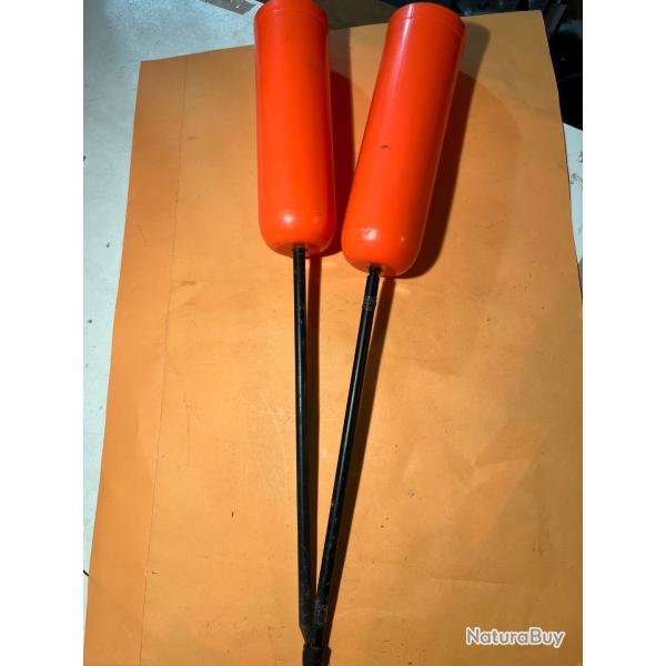 2  support canne vissant orange p�che carnassier occasion