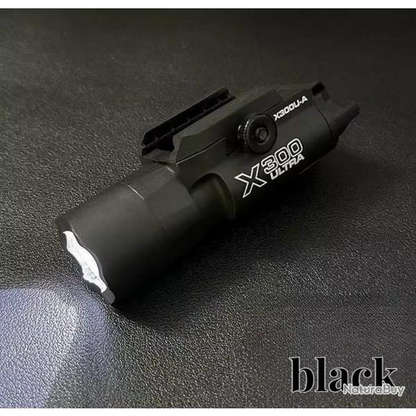 LAMPE TACTIQUE X300 ULTRA BLACK