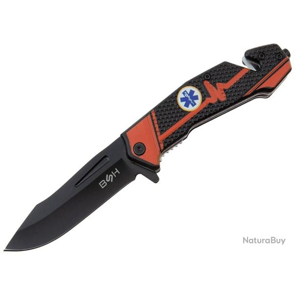 Ench�re couteau pliant camo orange