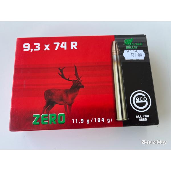 Bo�te 20 Balles Geco - z�ro 9,3x74R