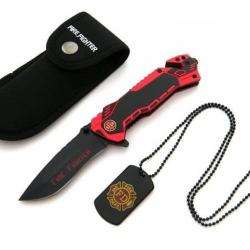 Ench&egrave;re couteau de sauvetage MARTINEZ ALBAINOX rouge