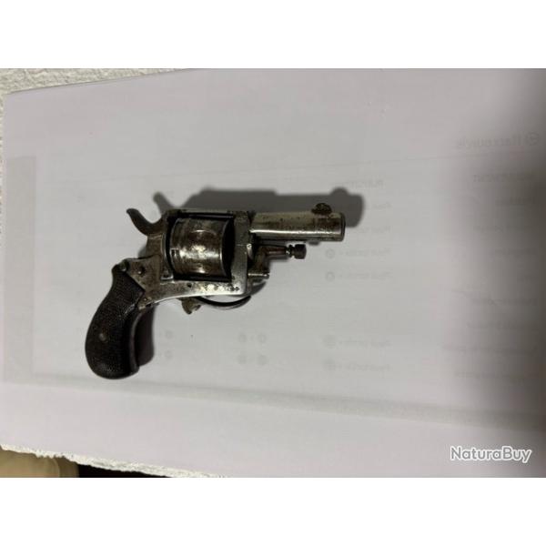 REVOLVER TYPE VELODOG BELGE CALIBRE 320 SIMPLE ACTION
