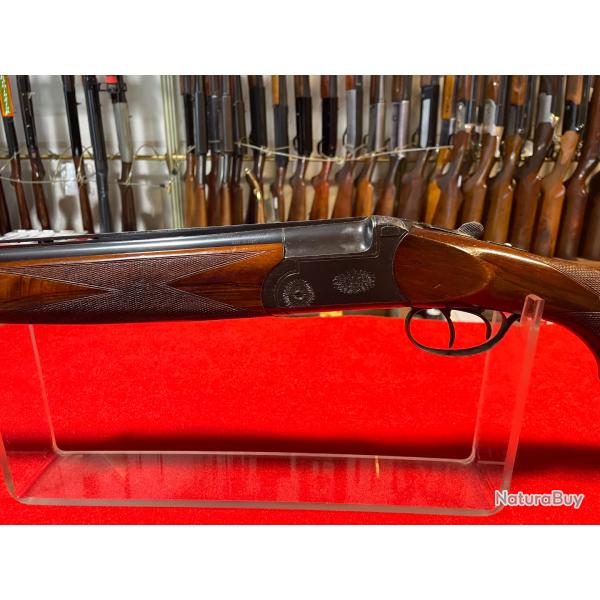 FUSIL SUPERPOS� : CHR MOBIBOENUM, CAL : 12/70, CANONS 70 cm, BON ETAT, DOUBLE D�TENTE, EXTRACTEUR.