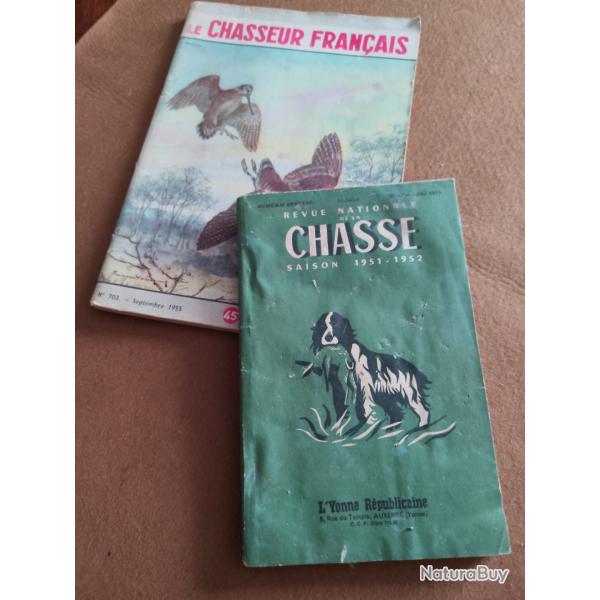 Revues anciennes sur la chasse