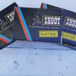 1 Lot de 4 bo&icirc;tes de cartouches Rey shoot cal 20