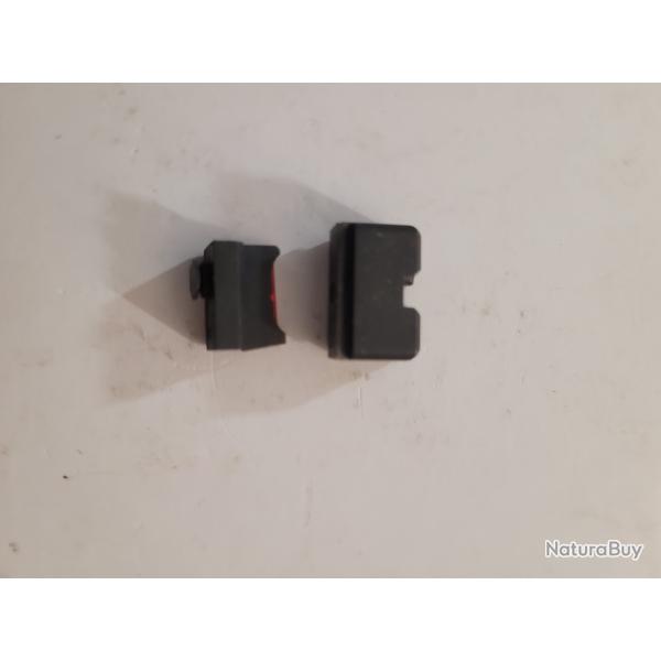 Guidon et Cran de mire CO-WITNESS Warren pour Glock