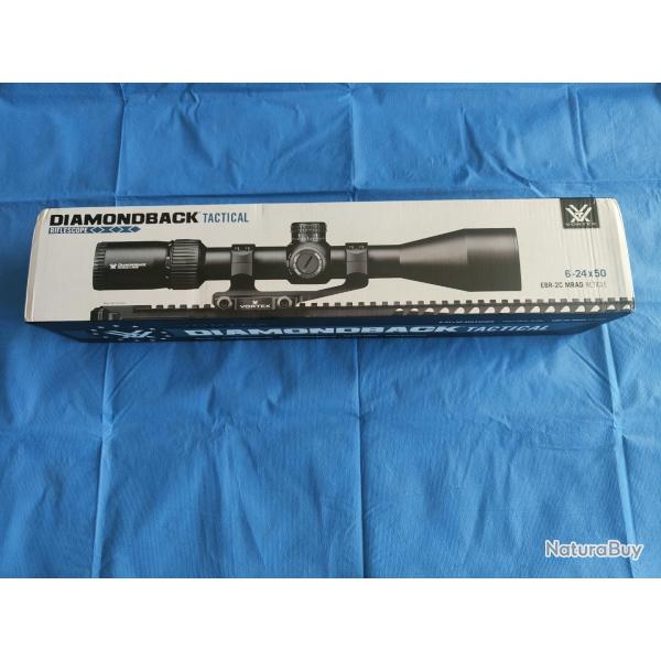Lunette Vortex Diamondback 6-24x50 reticule EBR-2C neuve jamais utilis�e. Affaire a saisir