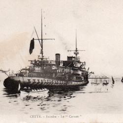 Carte Postale Ancienne - CETT&Eacute; - Escadre - Le "Carnot" .-N&deg;8214