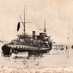 Carte Postale Ancienne - Navire de Guerre Carnot .-N&deg;8215