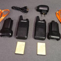 Lot 3 talkies walkies &eacute;tat neuf - 2 Jucjet - 1 Yanton T-320