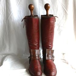 Uniforme spahis - FR412899a Paire de bottes avec &eacute;perons officier spahis
